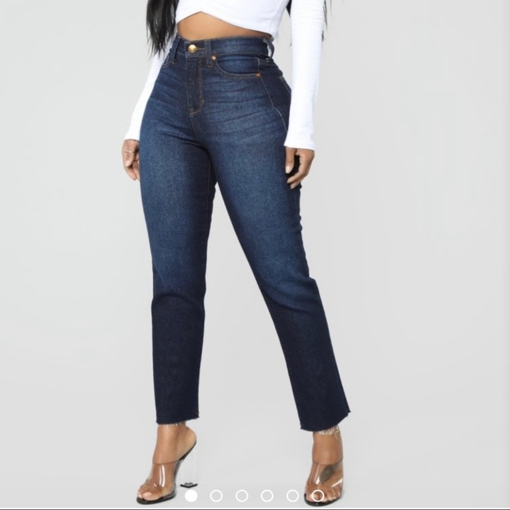 Fashion Nova Burning Love High Rise Mom Jeans Size 13